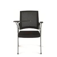 Economic latest waiting plastic back chair training chairs with tablet  D2606