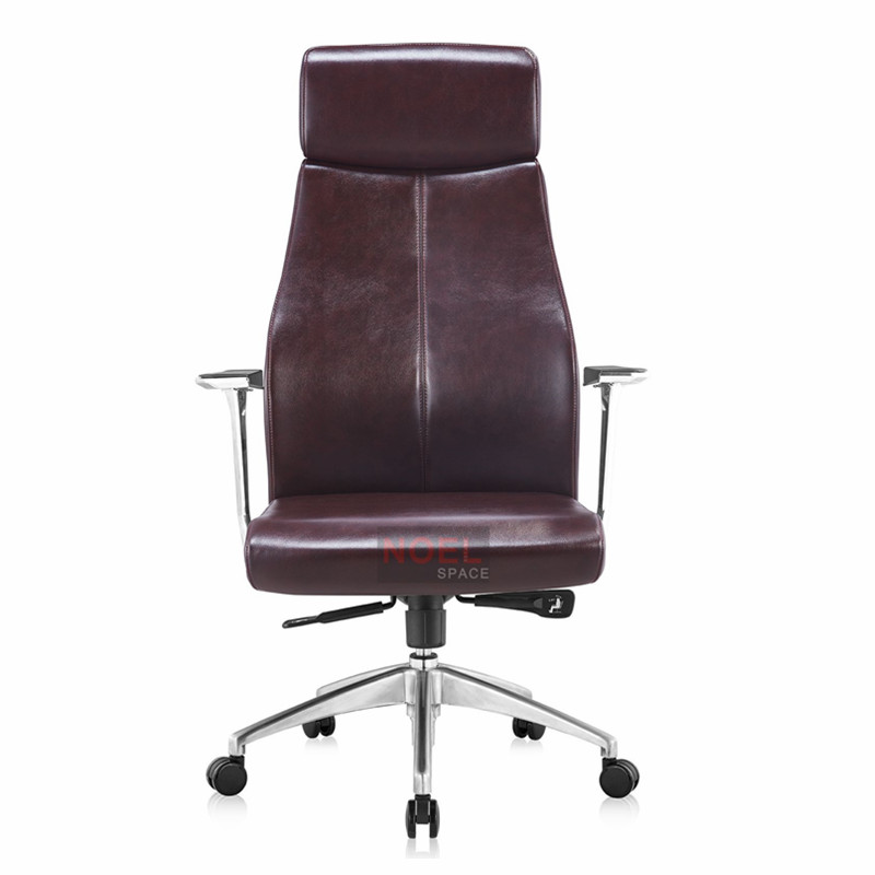 Luxury executive office chair aluminum base swivel chair A2363