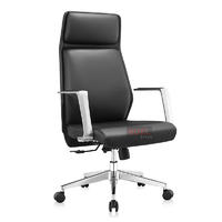 Hot sell high back ergonomic adjustable office chair with PU back A2353(black)