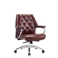 Adjustable office chair comfortable PU chair B2388 (brown)