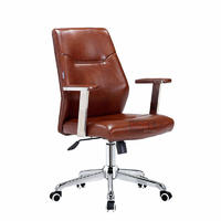 China Foshan manufacturer modern PU office swivel chair 1502