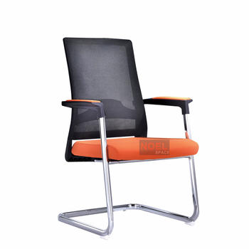 Wholesale conference room furniture executive mid back office chair D2620 Orange + black
