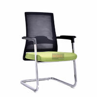 Mib back mesh comfortable visitor chair D2620 Geen + black
