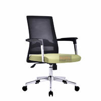2018 Top Selling office mesh back fabric furniture executive mesh chair B2620 Green & black